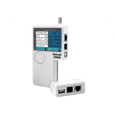 Testador Cabo De Rede Hikari Rj11- Rj45- Usb- Bnc Htc-41