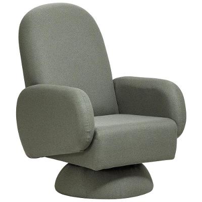 Poltrona De Amamentação Fixa Base Cone Dolce D02 Tramado Verde C-296 - Lyam Decor