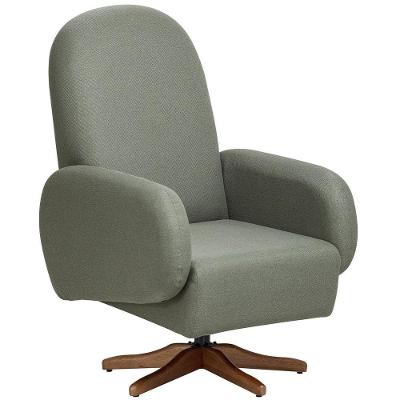 Poltrona De Amamentação Com Balanço Giratória Dolce D02 Tramado Verde C-296 - Lyam Decor