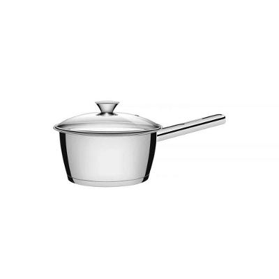 Panela Tramontina Allegra Aço Inox Fundo Triplo Tampa Vidro 16cm 1,5l Tramontina