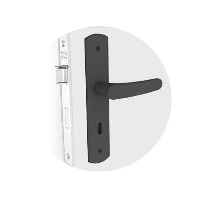 Fechadura Interna Metalix Soprano - Nylon Preto 40mm Eixo 53mm