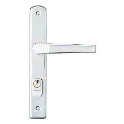 Fechadura Estreita Cromo Inox Soprano Portas De 25 A 40mm Maçaneta Alavanca L 500 02 3,7cm