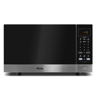 Micro-ondas de Bancada Philco PMO30F 28L 1100W Flat Preto Espelhado 110V