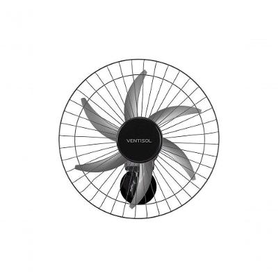 Ventilador De Parede Ventisol Steel 50cm Preto Bivolt