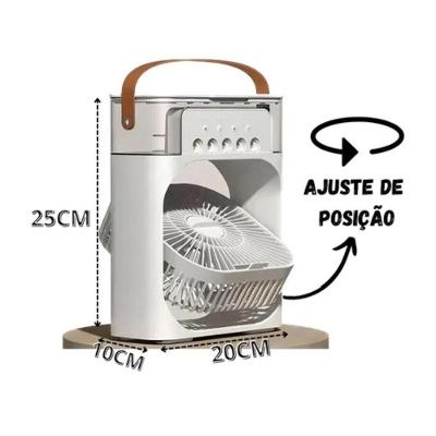 Mini Ventilador Climatizador Com Alça – Compacto E Prático