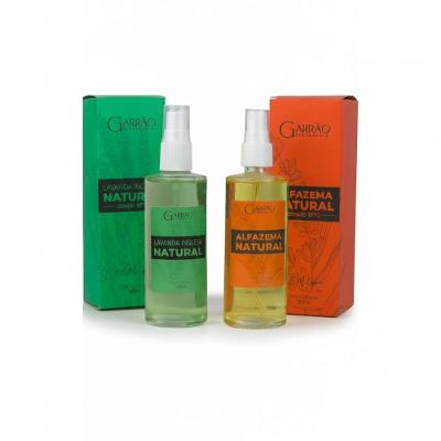 Kit 2 Alfazema E Lavanda Inglesa Natural Garrão - 120ml