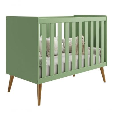 Berço Americano Retrô Isis Botânico Fosco - Moveisaqui