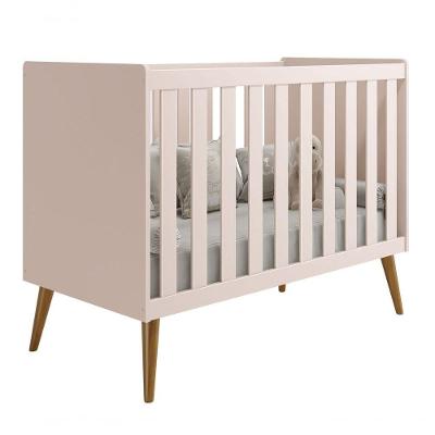 Berço Americano Retrô Isis Rosa Fosco - Moveisaqui