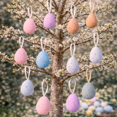 Pendente Ovinhos Coelho Decoração De Páscoa 5x3cm Kit 36pçs