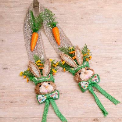 Decoração Pascoa Escapulário Cabeça Coelho Enfeite Porta 2m