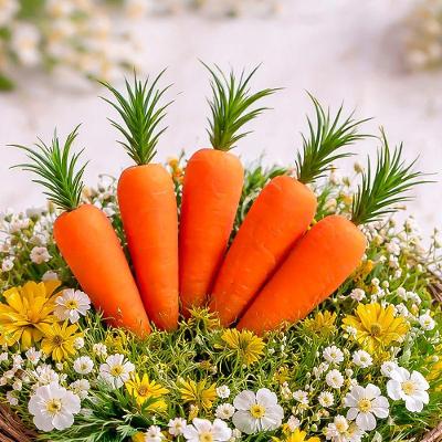 Enfeite Decorativo Cenouras Cenourinhas Páscoa 8cm Kit 24pçs