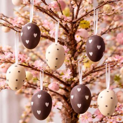 Pendente Decoração Ovinhos De Páscoa Coelho 6x4cm Kit 12pçs