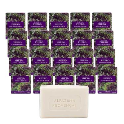 Kit 20 Sabonete Phebo Alfazema Provençal Em Barra Cremoso 100g