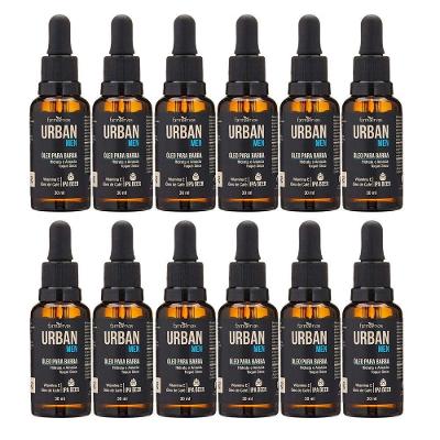 Kit 12 óleo Para Barba Hidratante Amaciar Os Pelos Toque Seco Ipa Beer 30ml Urban Men