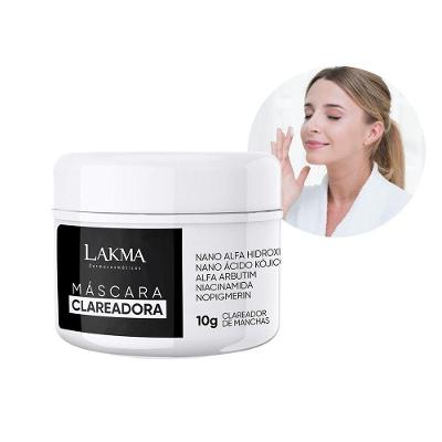 Máscara Clareadora Facial Antidade Esfoliante 10g Lakma