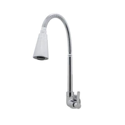 Torneira Cozinha Parede Tubo Gourmet Conic Flexível Cromado