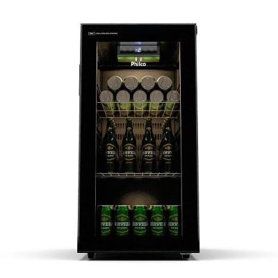 Cervejeira 3 em 1 PCV09A 96L Preto 110V com Porta de Vidro Triplo Antissudação Philco