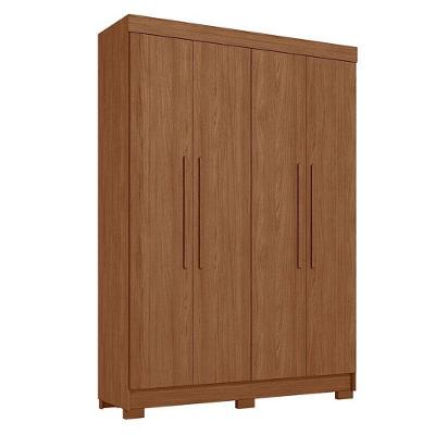 Guarda Roupa Solteiro 4 Portas Sarandi Jatobá - Santos Andirá