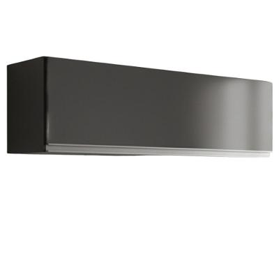 Armario Aereo 1 Porta Basculante 80cm Bp Fiorella Preto Grafite