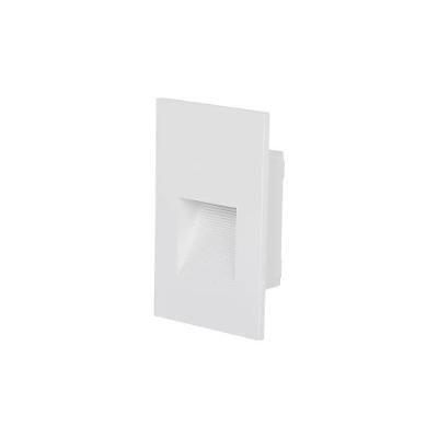 Balizador Nordecor De Embutir Maja Vee 2w Led Bivolt Branco - 3000k - Luz Amarela