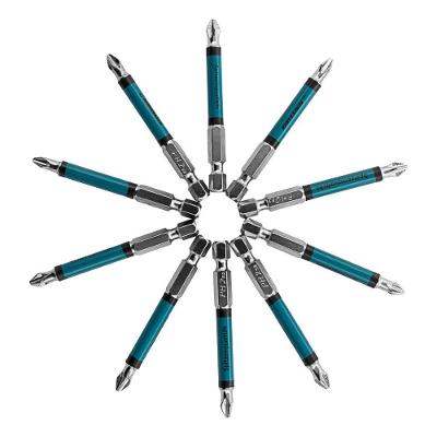 Bits Phillips Ph2 70mm 1/4'' 10pcs Magnetizado Gross