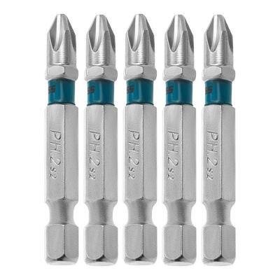 Bits Phillips Ph2 50mm 5pcs Aço Liga S2 Gross