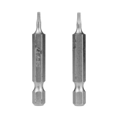 Bits Torx T7 Cromo Vanádio 50mm 2pcs Mtx 1/4'' Aço Crv