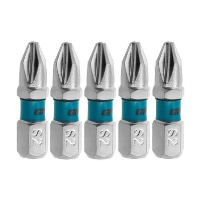 Bit Phillips Ph2 25mm 5pcs Aço Japonês S2 Gross 1155155