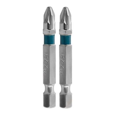 Bit Para Parafusadeira Pz2 50mm Aço 2 Peças Gross