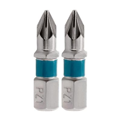 Bit Pozidriv Pz1 Aço Rápido 25mm 2pcs Gross Fixa Magnética