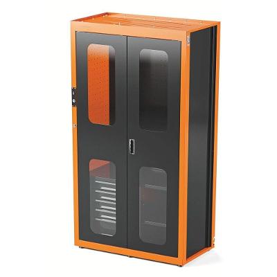 Armário Smart System Com Visores Para Ferramentas Com 2 Portas E 5 Gavetas Tramontina Pro Laranja Tramontina
