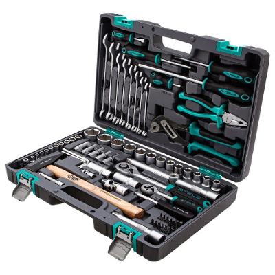 Jogo Ferramentas 1/2'' 1/4'' 76 Peças Aço Crv Stels 14104455