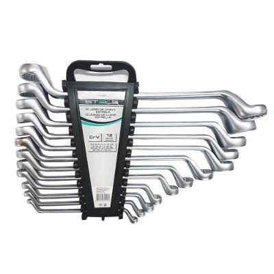 Jogo Chave Estrela Cromo Vanádio 6x7 A 27x32mm 12 Pçs Stels