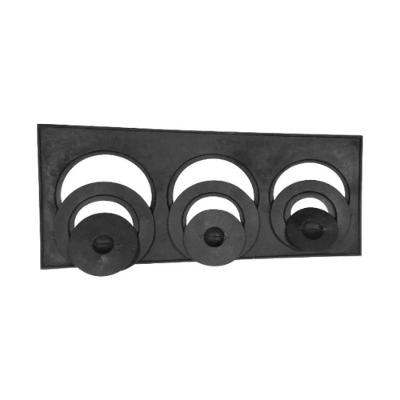 Chapa Redução Fogão Lenha 3 Furos C/ Tampa 29x68x26cm