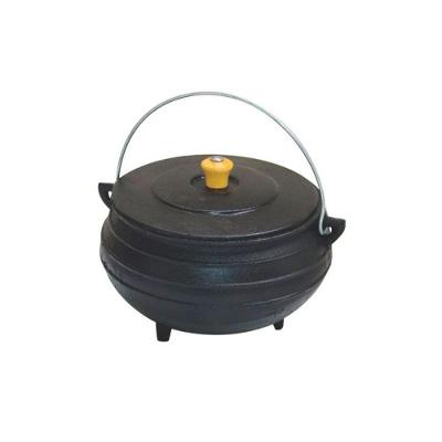 Panela Tripe de Ferro Fundido com Tampa Capacidade 1,3L