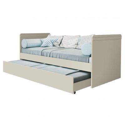 Bicama Babá Solteiro Nuth Areia Fosco - Moveisaqui