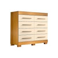 Cômoda Solteiro Nalu c/ 8 Gavetas Nature/Off White - ACP - 1