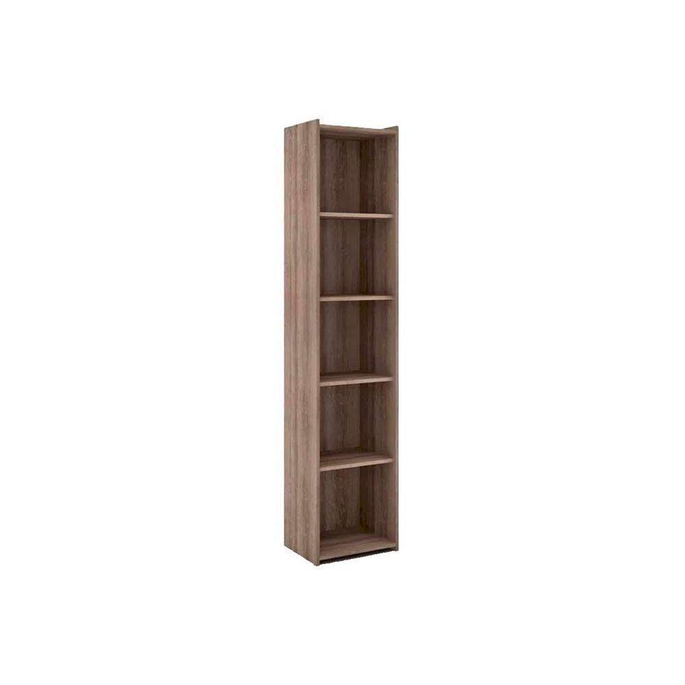 Estante de Livros ESM206 c/ 4 Prateleiras Rustico - Movelbento - 1