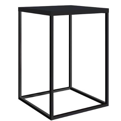 Mesa Cube Lateral Estrutura Preta - Preta