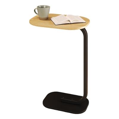 Mesa De Apoio Retangular G7004 Sala De Estar Nature/preto Nature/preto