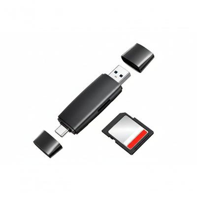 Ugreen Leitor Inteligente Adaptador Usbc Para Sdmicrosd Thunderbolt 3 2in1 Abs Shell