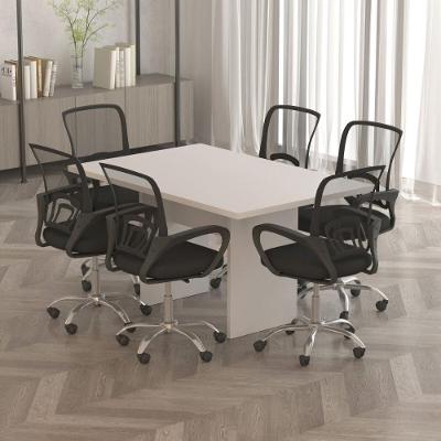 Mesa De Escritório Reunião 136cm Multimóveis Cr25337 Branco