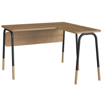 Estação De Trabalho Flexus 120cm - Hanover E Nero