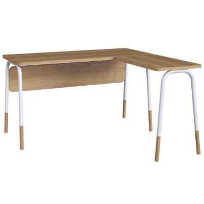 Estação De Trabalho Flexus 136cm - Hanover E Branco