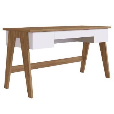 Escrivaninha Trend 125cm - Hanover E Branco