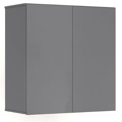 Armario De Cozinha 02 Portas Cinza