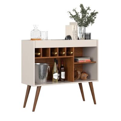 Aparador Adega New Odin Off White Com Freijo