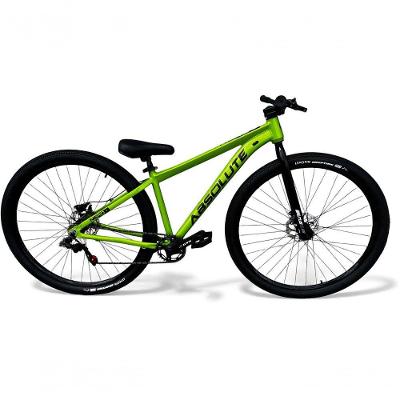 Bicicleta Aro 29 Absolute Nero 5 Freeride K7 Single Freio Hidraulico Shimano Mt200 Garfo Rigido Verde