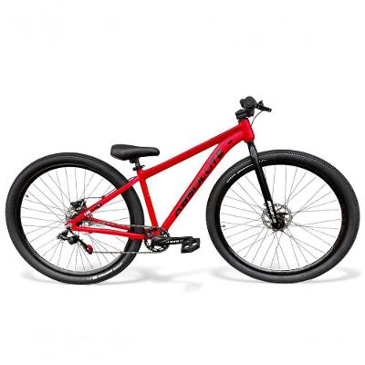 Bicicleta Aro 29 Absolute Nero 5 Freeride K7 Single Freio Hidraulico Shimano Mt200 Garfo Rigido Vermelho