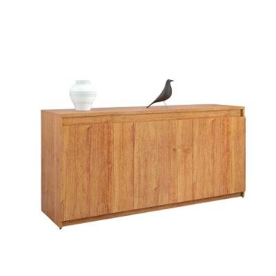 Buffet Aparador Sala De Jantar Estar 3 Portas Onix Mel